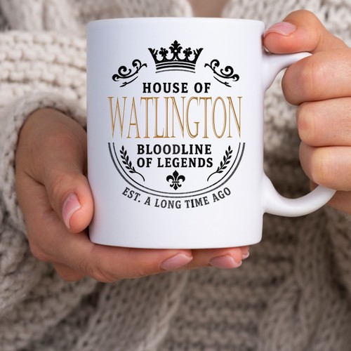 Watlington family mug - watlington,
