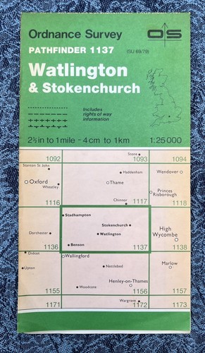 Vintage pathfinder map 1137 - pathfinder,